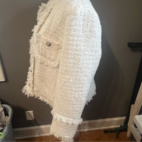 NWT Meowrrom & Studio White Fragrance Jacket Blazer - Picture 8 of 11